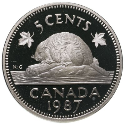 купить Канада 5 центов 1987