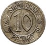 Купить Германия "Бонн" 10 пфеннигов 1920 нотгельд   "Людвиг ван Бетховен"