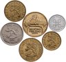 Купить Финляндия набор монет 5-50 пенни и 1,5 марок 1975-1979 (6 шт.)