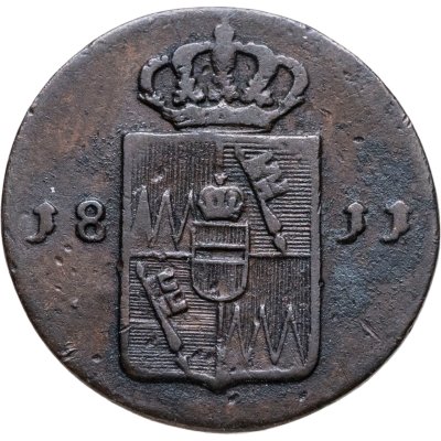 купить Вюрцбург ¼ крейцера 1811