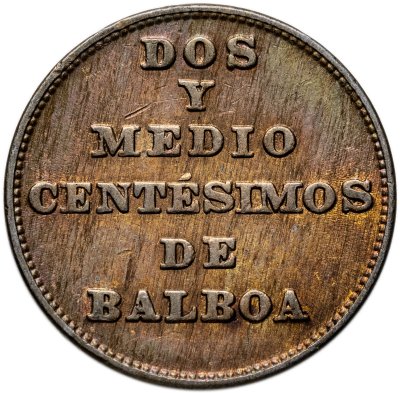 купить Панама 2 1/2 сентесимо (centesimos) 1940