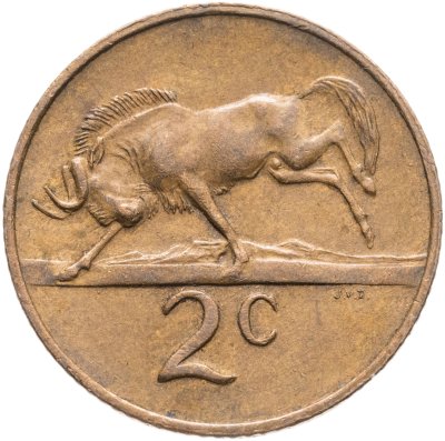 купить ЮАР 2 цента (cents) 1980