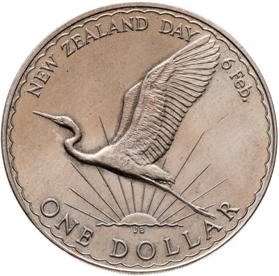 купить Новая Зеландия 1 доллар (dollar) 1974 "День Вайтанги (День Новой Зеландии)"