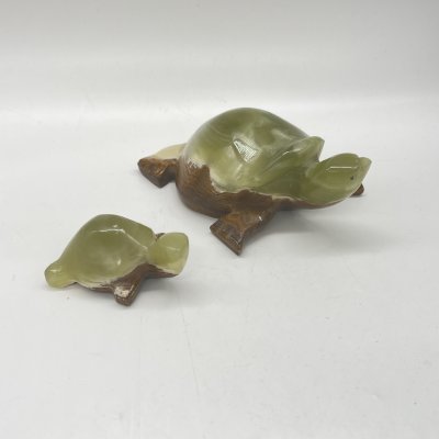 купить Парные статуэтки "Черепахи", натуральный камень, резьба, Азия, 1990-2010 гг.
