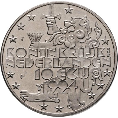 купить Нидерланды 10 ЭКЮ 1994 "Франклин Рузвельт"
