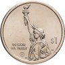 Купить США 1 доллар 2025 P Американские инновации - Космический центр имени Линдона Джонсона в Техасе
