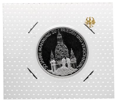 купить Германия 10 марок (deutsche mark) 1995 J "50 лет в мире и согласии"