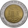 Купить Сан-Марино 500 лир (lire) 1982   "Социальные достижения"