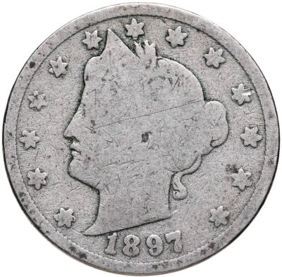 купить США 5 центов (cents) 1897 Liberty Nickel