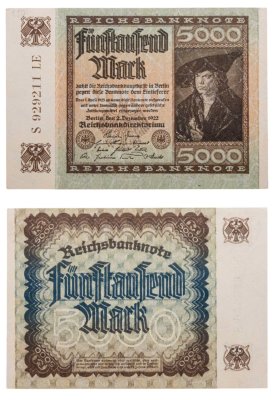 купить Германия 5000 марок 1922