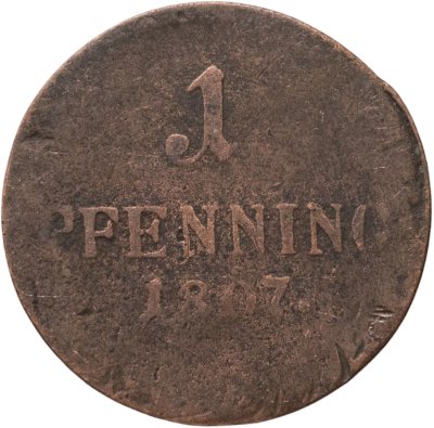купить Германия, Бавария 1 пфенниг 1807