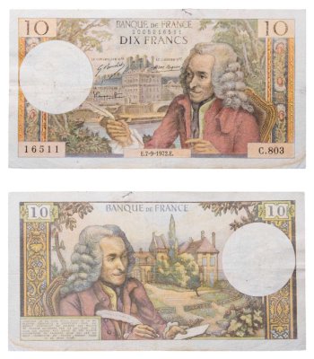 купить Франция 10 франков 1972