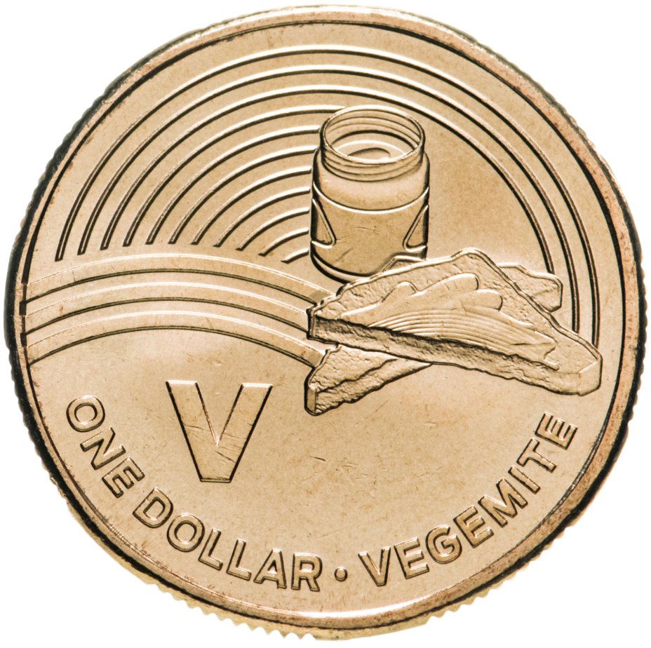 купить Австралия 1 доллар 2019 "Буква V"