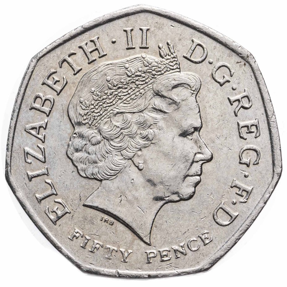 купить Великобритания 50 пенсов (pence) 2014 "Игры Содружества 2014. Глазго"