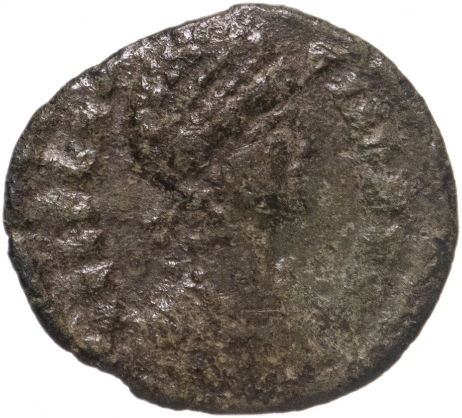 купить Римская империя, Эллия Флацилла, 383-388 гг., центенионалий (реверс: Виктория сидит на троне и рисует харизму на круглом щите)