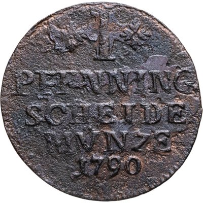 купить Брауншвейг-Вольфенбюттель 1 пфенниг 1790