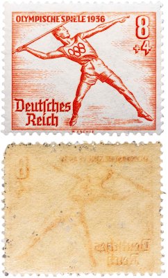купить Германия, Третий Рейх 8+4 рейхспфеннигов 1936 "Летние олимпийские игры"