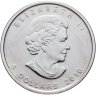 Купить Канада 5 долларов (dollars) 2010  Canadian Silver Maple Leaf (кленовый лист)