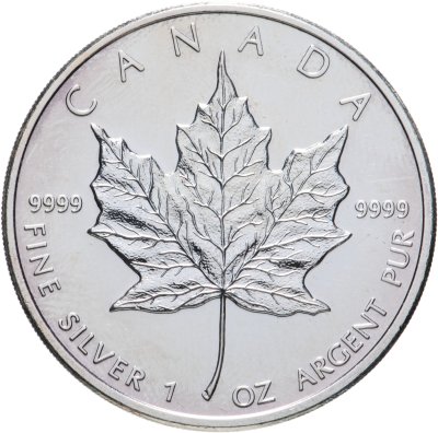 купить Канада 5 долларов (dollars) 2010 Canadian Silver Maple Leaf (кленовый лист)
