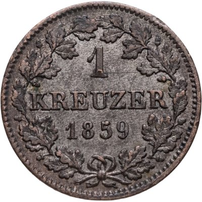 купить Бавария 1 крейцер 1859