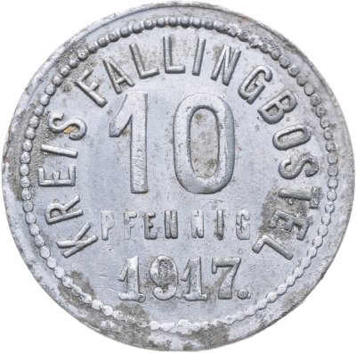 купить Германия, Фаллингбостель 10 пфеннигов 1917