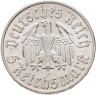 Купить Германия (Третий рейх) 5 рейхсмарок (reichsmark) 1933 "450 лет со дня рождения Мартина Лютера" знак монетного двора "F" - Штутгарт