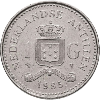купить Нидерландские Антильские острова 1 гульден (gulden) 1985