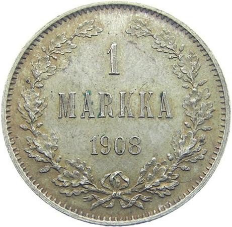 купить 1 марка 1908 года L