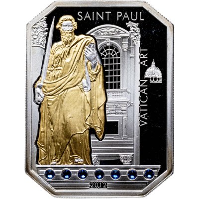 купить Острова Кука 5 долларов 2012 "Искусство Ватикана - Святой Павел", в футляре