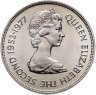 Купить Гернси 25 пенсов (pence) 1977 "25 лет правления Королевы Елизаветы II"