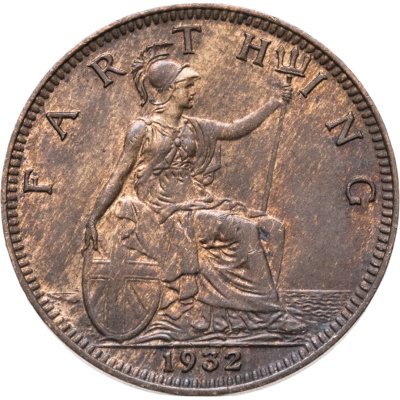 купить Великобритания 1 фартинг (farthing) 1932