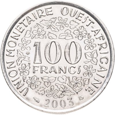 купить Западная Африка (BCEAO) 100 франков (francs) 2003