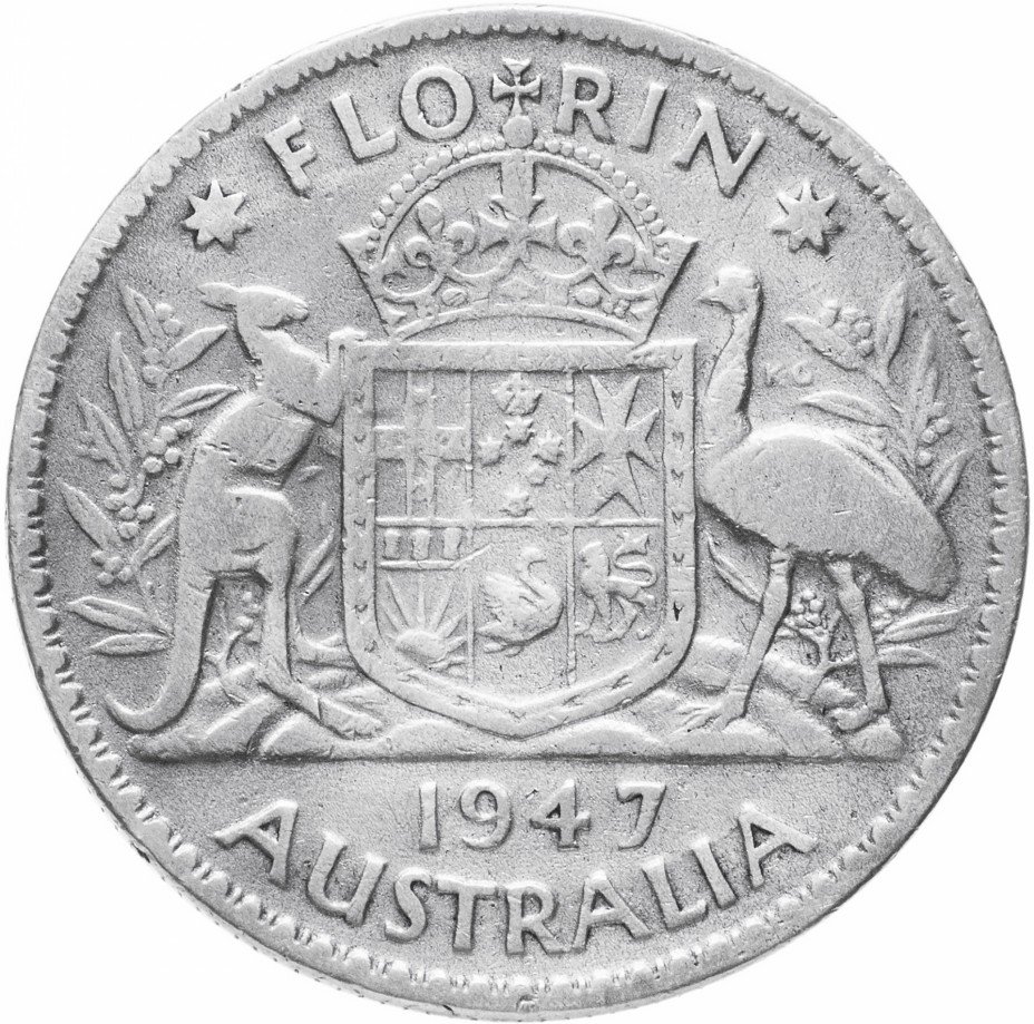 купить Австралия 1 флорин 1947