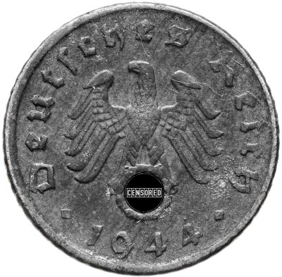 купить Германия (Третий рейх) 5 рейхспфеннигов (reichspfennig) 1944 D