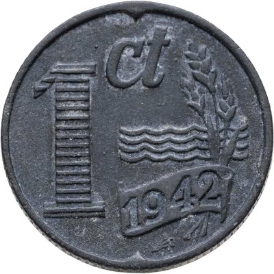 купить Нидерланды 1 цент (cent) 1941-1944, случайный год