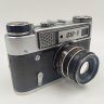 Купить Фотоаппарат "ФЭД-5" с объективом "Индустар-61 Л/Д" в оригинальном кофре, металл, пластик, стекло, кожа, Харьковский машиностроительный завод им. Дзержинского (ФЭД), СССР, 1977-1990 гг.