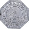 Купить Германия (Нюрнберг) нотгельд  20 пфеннигов 1921 "Питомник" трамвайный жетон