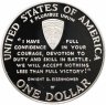 Купить США набор из 2х монет 1 доллар и 50 центов 1995 "50 лет победы во Второй мировой войне" в подарочной коробке с сертификатом