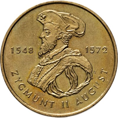 купить Польша 2 злотых (zlote) 1996 "Польские Короли - Сигизмунд II Август (1548—1572)"