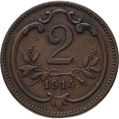 купить Австро-Венгрия 2 геллера (heller) 1914 для Австрии