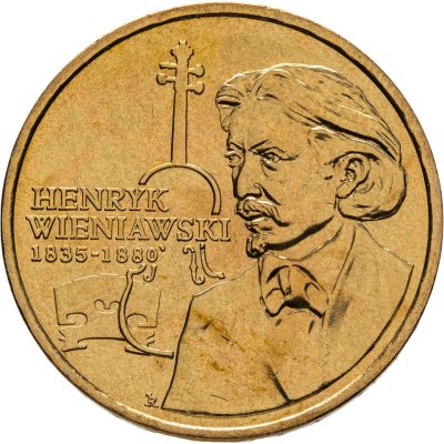 купить Польша 2 злотых (zlote) 2001 "XII Международный конкурс скрипачей имени Генрика Венявского"