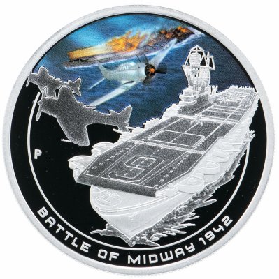 купить Острова Кука 1 доллар 2011 "Великие морские сражения - Битва за Мидуэй»