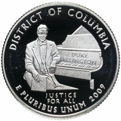 купить США 25 центов (квотер, 1/4 доллара, quarter dollar) 2009 Округ Колумбия