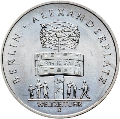 купить Германия (ГДР) 5 марок 1987 "750 лет Берлину – Александрплац"