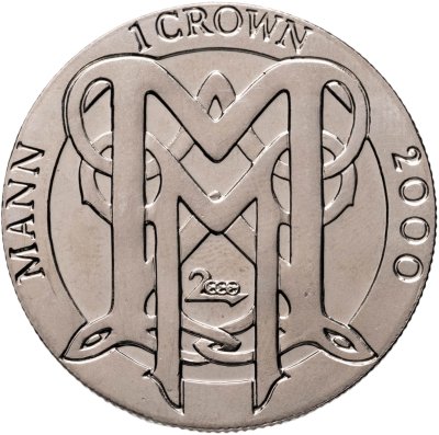 купить Остров Мэн 1 крона (crown) 2000 "Миллениум"