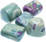 Купить Корунд с фукситом (Индия), галтовка 2-2,5 см