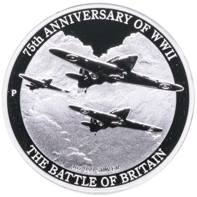 купить Австралия 1 доллар 2015 "Битва за Британию. Самолет" в футляре, с сертификатом