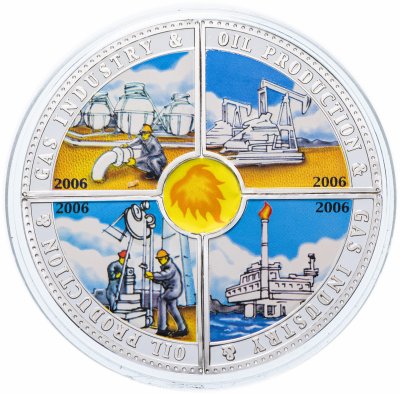 купить Набор 50 центов 2006 4 штуки "Газо и нефтеперерабатывающая промышленность"