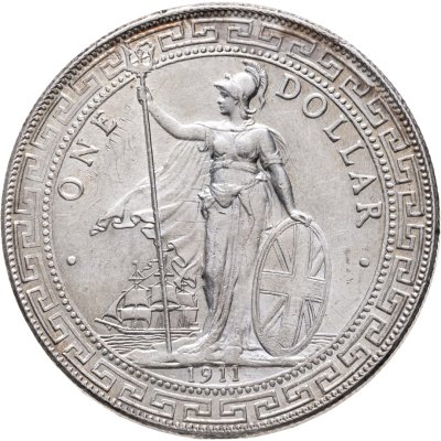 купить Великобритания 1 торговый доллар (dollar) 1911 "British Trade Dollar"
