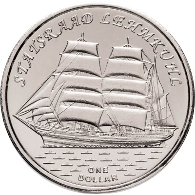 купить Кирибати, Остров Гилберта 1 доллар 2018 "Корабль Statsraad Lehmkuhl"